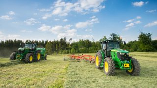 New John Deere tractors, baler make debut