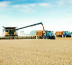 Combine breaks world record harvesting almost 800t in 8 hrs