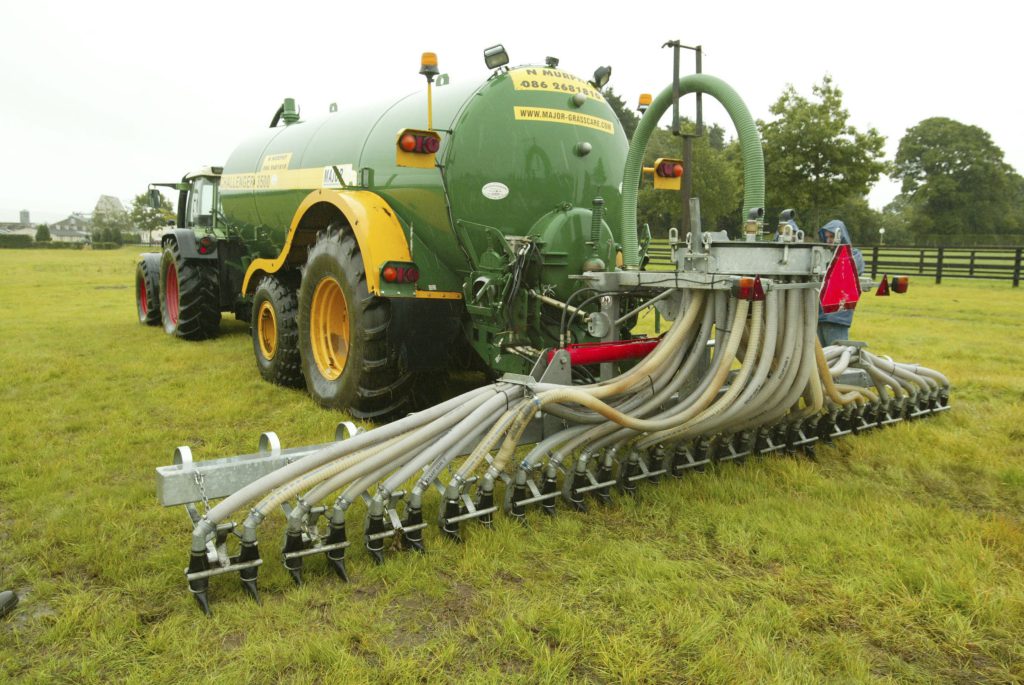 slurry, grass