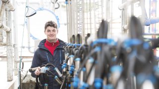 Only 22 and plans to be milking 275 cows in Co. Galway
