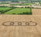 Video: Audi makes crop marks at the Ploughing