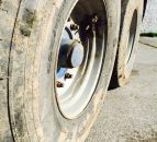 Elderly woman struck by tractor in road traffic accident