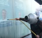 Video: Farmers spray hundreds of litres of milk in protest in Brussels