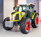A full-scale Claas tractor has been built out of 800,000 Lego bricks