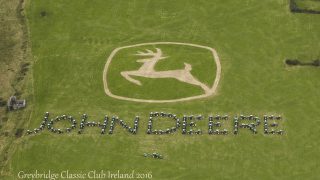 94 John Deere tractors line out together for charity
