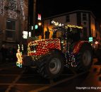 Pics: Tractors with Christmas lights wow crowds at parade in the west