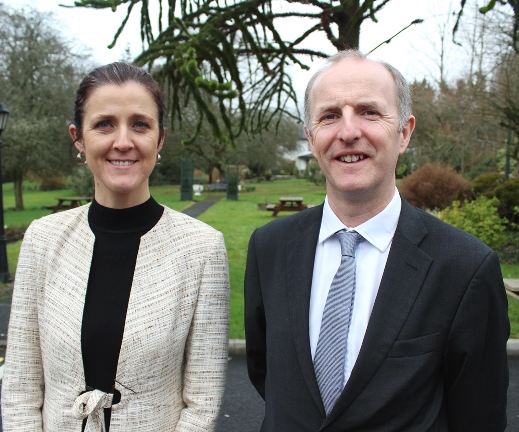 Senator Michelle Mulherin and IBEC's Paul Kelly