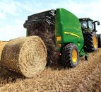 How many round bales can you make in an hour?