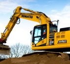 The tracked machine that knows when to stop digging