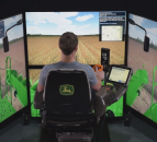 Video: John Deere combine simulator offers 'real-world' training