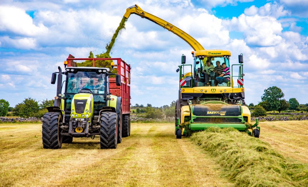 Kennedy Kennedys silage contractor, silage contractors in the North will not be affected by the new Tractor MOT rules