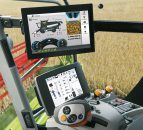 New 'bells and whistles' touch-screen for Claas Lexion