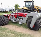 An MF 165 with a difference: Anyone missing a wheel?