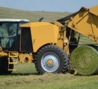 Self-propelled round baler arrives: It's a reality