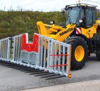 Gearing up for another season: Check out this new folding silage fork...