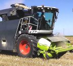 Here's a self-propelled harvester with a difference; but what is it?