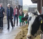 Pics: Theresa May lands on Co. Down dairy farm for Brexit tour