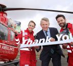 Centenary dinner and calendar raise £31,000 for air ambulance
