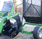 A handy, pint-sized stone picker...for your ATV