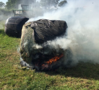 Up to 40 bales damaged in Somerset farm vandal attack