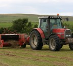 Vandals caught setting bale alight – while still in a baler