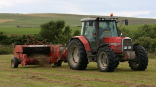Vandals caught setting bale alight – while still in a baler