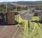 Silage spills across speedy Scottish motorway