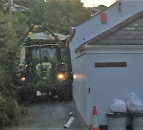 Rock and hard place: Tractor driver mishap