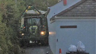 Rock and hard place: Tractor driver mishap
