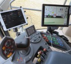 At the controls of an ‘IDEAL’ flagship combine