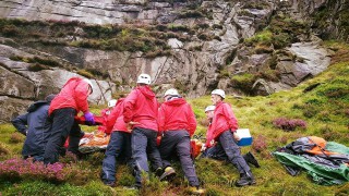 Youth injured by a falling sheep on Mourne Mountains
