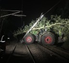 Tractor crashes onto UK rail line blocking major routes