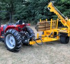 Trailed post driver that makes do with a ‘small or elderly tractor’