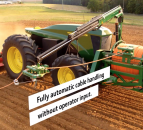 An all-electric John Deere that needs no big battery; just a clever ‘extension cord’