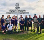 Ear tag firm staff take on Hadrian's Wall for rural mental health charity