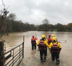 RSPCA emergency water rescue teams on high alert as heavy rain falls across UK