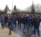 French farmers march in support of man jailed following farm shooting incident