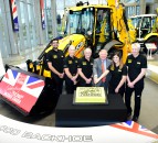A glance back in time as 750,000th JCB backhoe rolls off production line