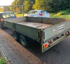 Towing trailer spells trouble for driver