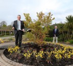 Poots marks NI100 with tree-planting event