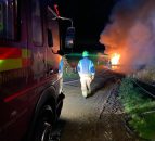Cornwall tractor fire tackled by crews