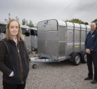 Young farmer's starring role with trailer firm boosts mental health charity
