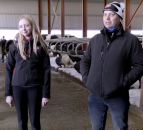 Dairy farmers enjoy a family Christmas