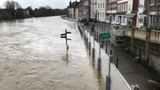 Ongoing flood risk for those along the River Severn