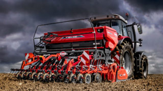 Electrically powered seed metering from Kuhn