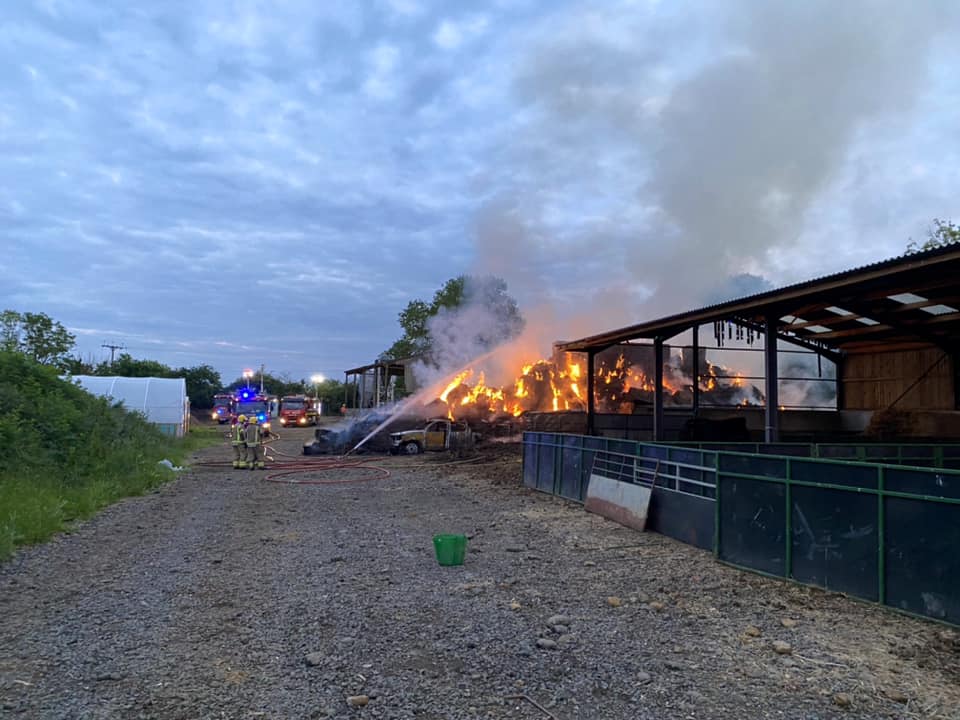 Fulready farm fire