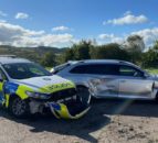 Tractor driver arrested for attempted murder after ramming 3 police cars