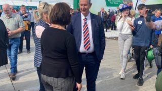 Edwin Poots attends National Ploughing Championships