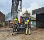More than 30 firefighters tackling Leeds farm fire