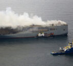 Electric vehicles: Fire on car carrier sparks discussion over battery safety